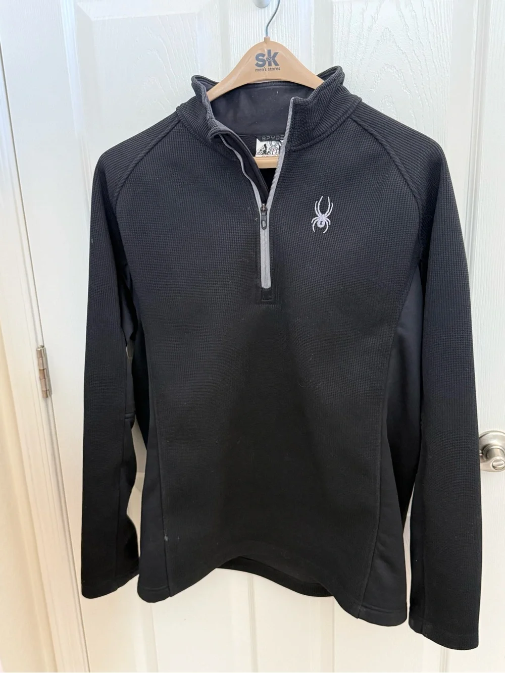 Spyder Black Men's Half-Zip Performance Pullover